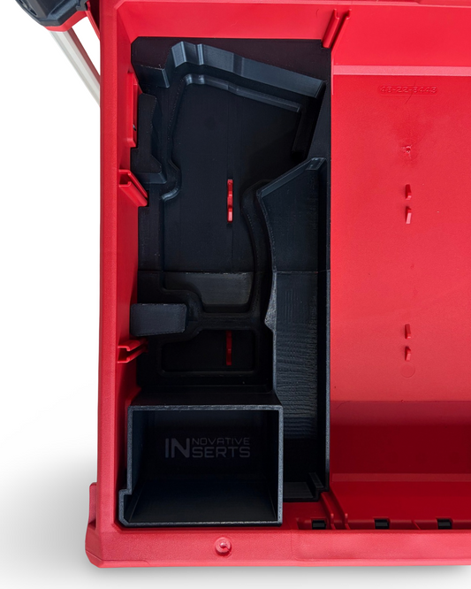 Insert for M12 Stubby Impact Wrench + Battery - Fits Milwaukee PACKOUT™ 3 Drawer Toolbox